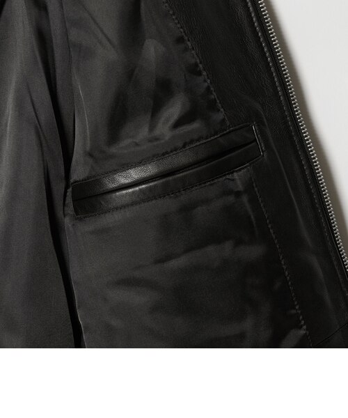 WARDROBE SMART】 シープ シングル ライダースジャケット
