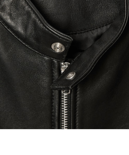 WARDROBE SMART】 シープ シングル ライダースジャケット