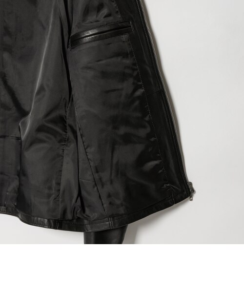 WARDROBE SMART】 シープ シングル ライダースジャケット
