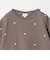 ハート総柄 ワッフル ロングスリーブTシャツ / キッズ  100cmー160cm