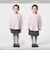 ハート総柄 ワッフル ロングスリーブTシャツ / キッズ  100cmー160cm
