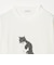 コットン キャットプリントTシャツ ＜A DAY IN THE LIFE＞