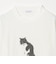コットン キャットプリントTシャツ ＜A DAY IN THE LIFE＞