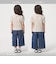 デニム クロップド ペインター パンツ / キッズ  100cm-160cm