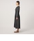 プリント ギャザー スキッパーワンピース ‐ウォッシャブル‐＜A DAY IN THE LIFE＞