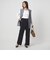 ［size SHORT/TALLあり］パウドレ ワイド パンツ ウォッシャブル ストレッチ