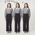 ［size SHORT/TALLあり］パウドレ ワイド パンツ ウォッシャブル ストレッチ