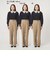 ［size SHORT/TALLあり］Daily Chic セミフレア パンツ