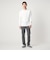 LONG FIBER COTTON クリア クルーネック 長袖 Tシャツ