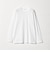 LONG FIBER COTTON クリア クルーネック 長袖 Tシャツ