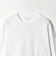 LONG FIBER COTTON クリア クルーネック 長袖 Tシャツ