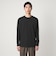LONG FIBER COTTON クリア クルーネック 長袖 Tシャツ