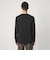 LONG FIBER COTTON クリア クルーネック 長袖 Tシャツ