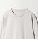 LONG FIBER COTTON クリア クルーネック 長袖 Tシャツ