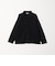 ツイスト コットン ニットシャツ