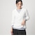 ＜at ease＞シアーテレコ フード ロングスリーブ カットソー