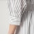 シャツ襟 フィット＆フレア タック 5分袖 ワンピース