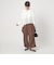 ＜at ease＞2WAY ワイド パンツ 撥水 UVカット