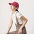 フラワー ワッフル ショートスリーブTシャツ