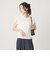 フラワー ワッフル ショートスリーブTシャツ