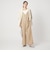 ［size SHORT/TALLあり］フィブリル Vネック オールインワン