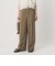 ゴムギャザー ワイドパンツ ウォッシャブル 防シワ
