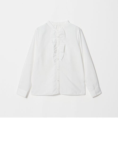 【UNITED ARROWS】新品タグ付き フロントフリル バンドカラー シャツ フロントフリル バンドカラーシャツ ＜A DAY IN THE LIFE