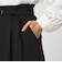 ［size SHORTあり］パウドレ ベルト付き タイト スカート ウォッシャブル ストレッチ