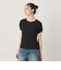麻コットン レイヤード クルーネック Tシャツ