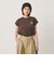 コットン ロゴプリント フレンチスリーブ Tシャツ