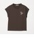 コットン ロゴプリント フレンチスリーブ Tシャツ