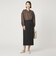 ［size SHORTあり］Daily Chic カラミ タイト スカート マシンウォッシャブル