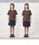 ネック スリットTシャツ 100cm-160cm
