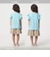 ショルダースリット フリルTシャツ / キッズ  100cm-130cm
