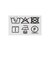 Vカラー フレア ボタン ワンピース