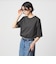 クロップド ポンチ Tシャツ