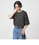 クロップド ポンチ Tシャツ