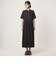 ［size SHORT/TALLあり］ワッシャー プリーツ ショートスリーブ ワンピース