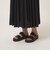 ［size SHORT/TALLあり］ワッシャー プリーツ ショートスリーブ ワンピース