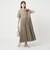 ［size SHORT/TALLあり］ワッシャー プリーツ ショートスリーブ ワンピース