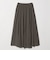 ボイル パネル フレア スカート
