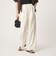 BREEZE LINEN ブリーズリネン ワイド パンツ オフホワイト ドット
