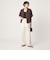 BREEZE LINEN ブリーズリネン ワイド パンツ オフホワイト ドット