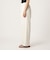 BREEZE LINEN ブリーズリネン ワイド パンツ オフホワイト ドット