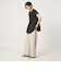 BREEZE LINEN ブリーズリネン ワイド パンツ オフホワイト ドット