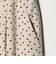 BREEZE LINEN ブリーズリネン ワイド パンツ オフホワイト ドット