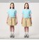 シャーリング Tシャツ / キッズ 100cm-160cm