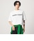 ヘムギャザー ロゴ Tシャツ