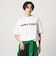 ヘムギャザー ロゴ Tシャツ
