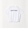ヘムギャザー ロゴ Tシャツ